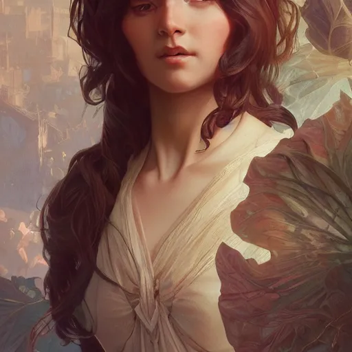 Prompt: Isabella, child of dawn, highly detailed, digital painting, artstation, concept art, smooth, sharp focus, illustration, Unreal Engine 5, 8K, art by artgerm and greg rutkowski and alphonse mucha