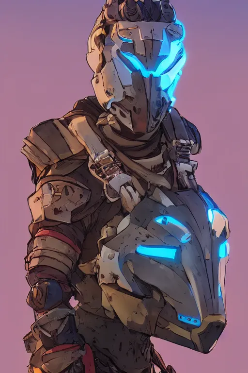 Image similar to combination suit armor aloy horizon forbidden west horizon zero dawn robot ninja mask helmet backpack tribal, art gta 5 comics, official fanart behance hd artstation by jesper ejsing, by rhads, makoto shinkai and lois van baarle, ilya kuvshinov, ossdraws radiating a glowing aura cgi rtx 2 0 2 2