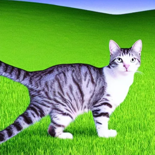Image similar to cats in windows XP style