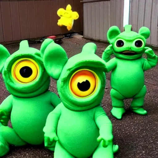 Image similar to Frog Teletubbies!!!!!!