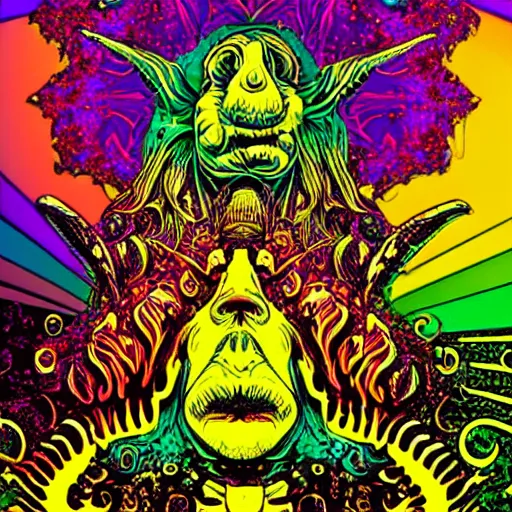 Prompt: ween, psychedelic