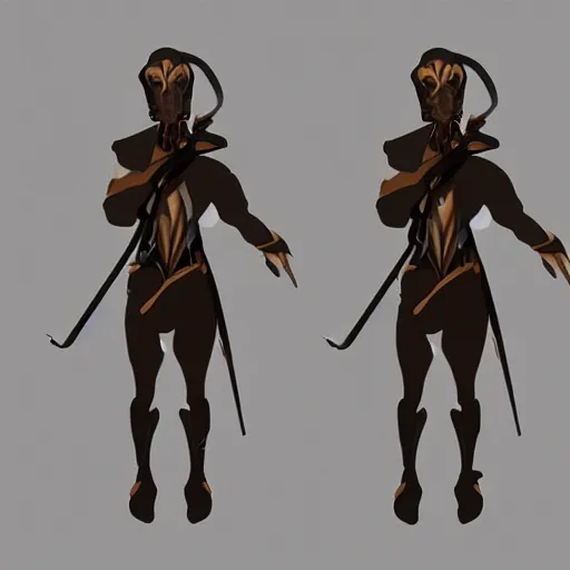 Prompt: a humanoid cello warrior, Character design, concept art