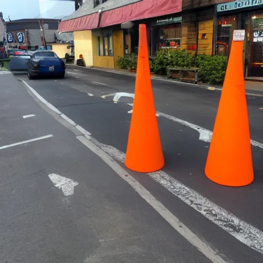 Image similar to traffic cone resturant