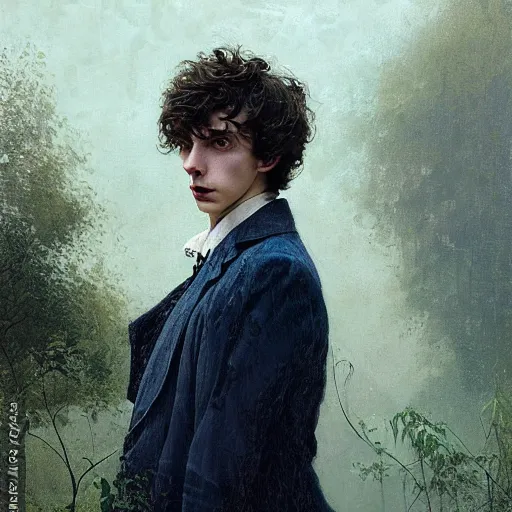 Prompt: portrait of a hybrid of benedict cumberbatch and freddie highmore and and timothee chalamet like the doctor who, photo realistic, highly detailed, perfect face, fine details, by carl spitzweg, ismail inceoglu, vdragan bibin, hans thoma, greg rutkowski, alexandros pyromallis