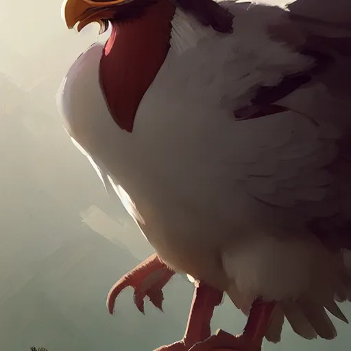 Image similar to Pidgeot ,Greg rutkowski, Trending artstation, cinematográfica, digital Art