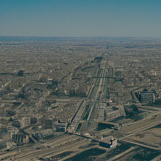 Prompt: Photograph of Paris, Texas. High resolution. Highly detailed. 4k. Dramatic.