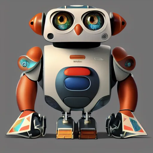 Image similar to two small chubby bots, hyperdetailed colourful, smooth panelling, intricate detail, holding, single eye, style of cute pokemon, rusty arms, antenna, gerbil, floating, white studio, mechanical, cute toy, wall - e, ambient light, in the style of pixar animation, pokedstudios,, blender, octane render, 8 k,