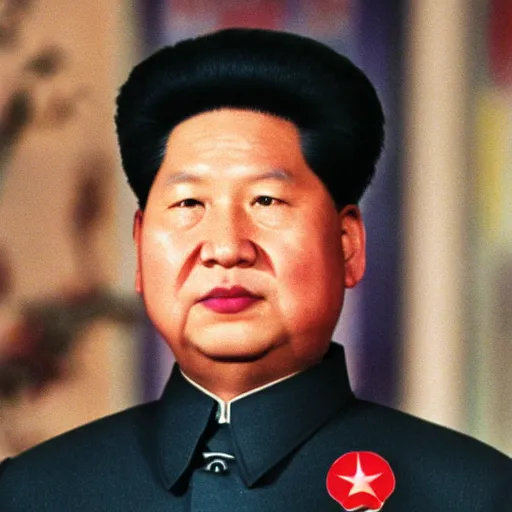 Prompt: A still of Mao Zedong in the 1990s sitcom Friends