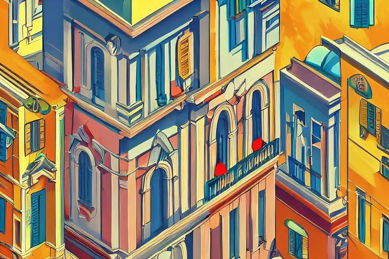 Prompt: !! photography isometric!! rome in a sunny day, artwork by tooth wu, colorful contrast,!!!! very coherent!!!!, dark shadow, thick lineart