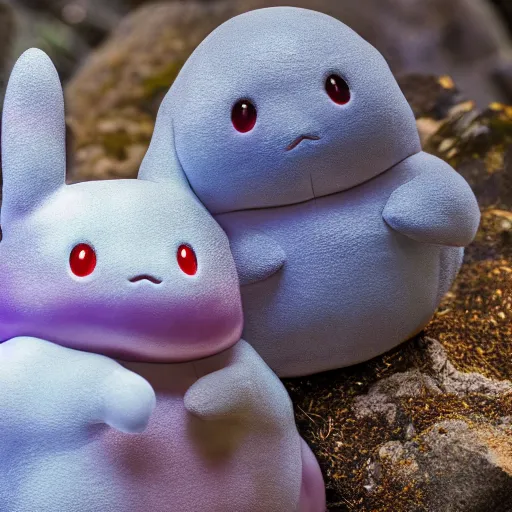 Image similar to national geographic photo of ditto, pokemon in the wild, intricate, portrait, 8 k highly professionally detailed, hdr, award winning