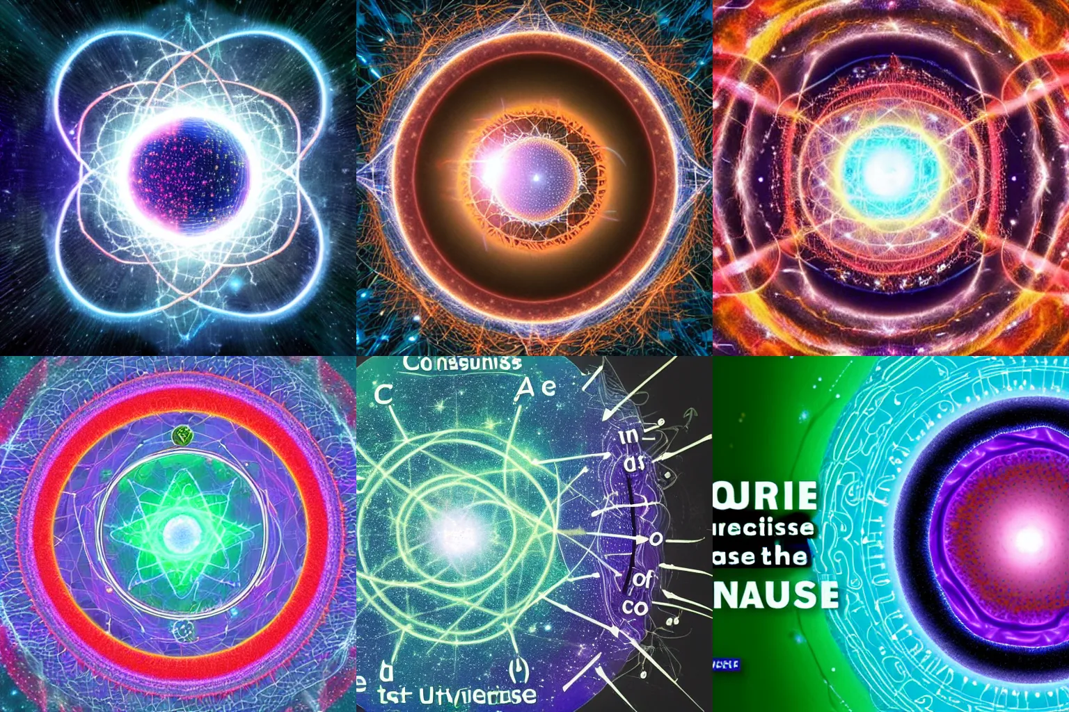 Prompt: consciousness is a quantum process connecting us to the universe