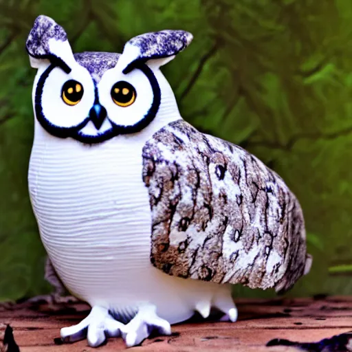 Prompt: owl rabbit hybrid