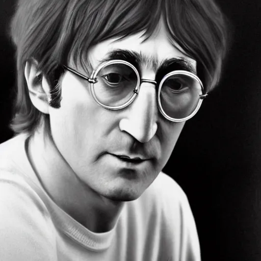 Prompt: A photograph of old John Lennon in his eighties with short hair in the 2010s, John Lennon, taken in the late 2010s, taken on a 2010s Camera, realistic, hyperrealistic, very realistic, highly detailed, very detailed, extremely detailed, detailed, digital art, trending on artstation, headshot and bodyshot, detailed face, very detailed face, very detailed face