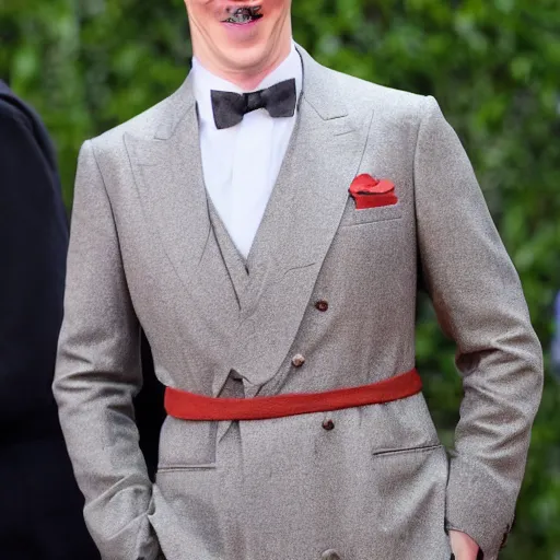 Prompt: benedict cumberbatch wearing an eggs benedict mascot costume, body of an egg face of benedict cumberbatch