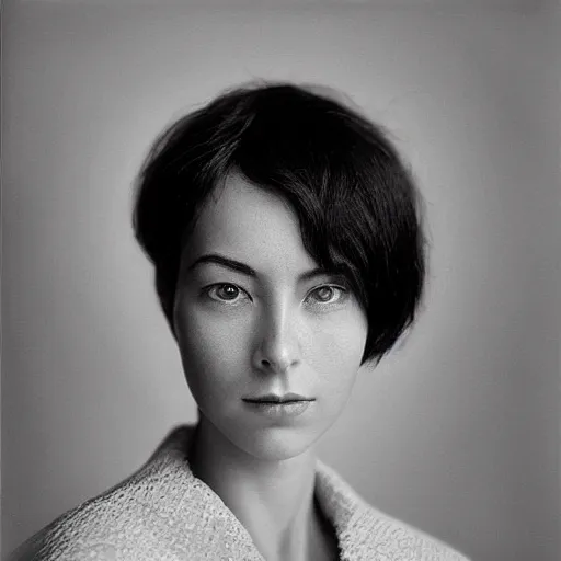 Image similar to “portrait of Mikasa Ackerman, by Radoslaw Pujan and Larry Woodmann, highly realistic”