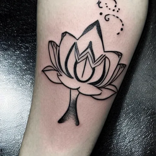 Image similar to small lotus tattoo