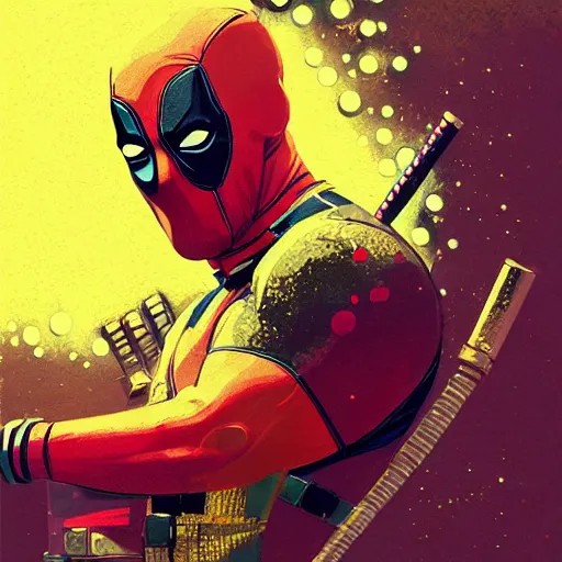 Deadpool enjoying his chimichangas - AI Generated Artwork - NightCafe  Creator