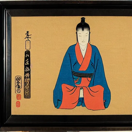 Image similar to Jedi meditating, Edo period japanese art, award-winning art