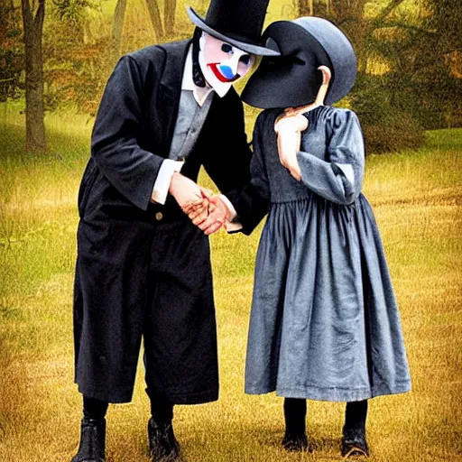 Image similar to amish joker