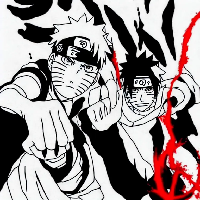 Image similar to naruto using sharingan for the first time, anime,