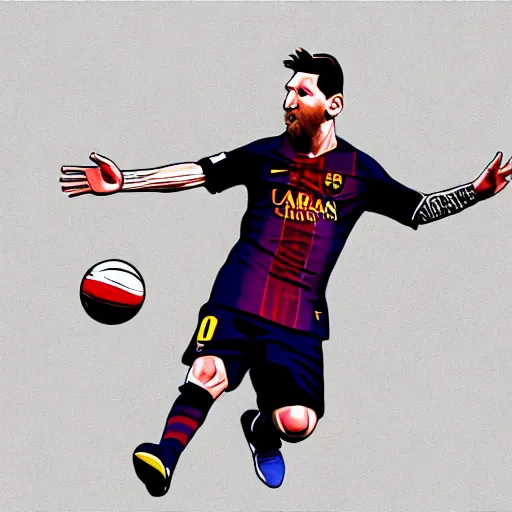 Image similar to Lionel Messi dunking on Cristiano Ronaldo, illustration, sketch