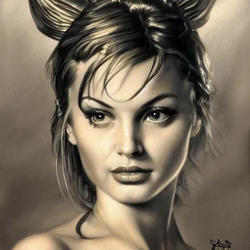 Prompt: pencil art, detailed portrait of tinker bell, intricate, hyper detailed, realistic, oil painting, by julie bell, frank frazetta, cinematic lighting