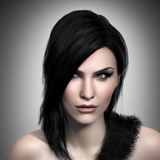 Prompt: headshot portrait for Sonja an elegant and lithe beauty, HD, DAZ3d, Render, Iray render