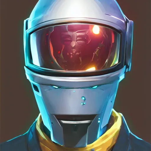 Image similar to robot helmet mask fantasy art apex fortnite Video game icon, 2d game art gta5 cover , official fanart behance hd artstation by Jesper Ejsing, by RHADS, Makoto Shinkai and Lois van baarle, ilya kuvshinov, rossdraws