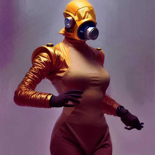 Prompt: character concept portrait of a man in a hazmat suit and a voluminous woman both dancing, intricate, elegant, digital painting, concept art, smooth, sharp focus, illustration, from metal gear, by ruan jia and mandy jurgens and william - adolphe bouguereau, artgerm