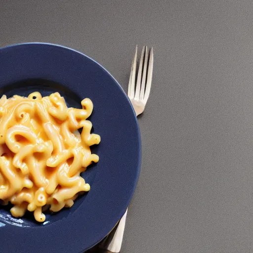 Image similar to dslr photograph of kraft macaroni and cheese, michelin starred restaurant, award winning photography