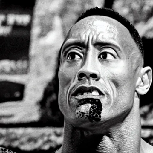 Image similar to the rock with a double chin