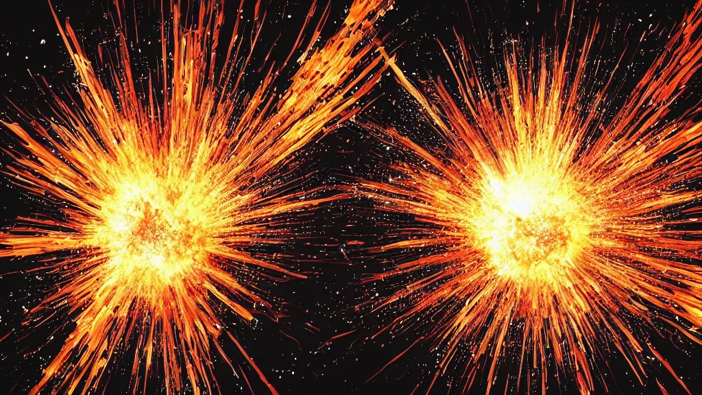 Image similar to exploding explosion