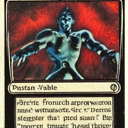 Image similar to valuable first Magic the Gathering card found from 1962