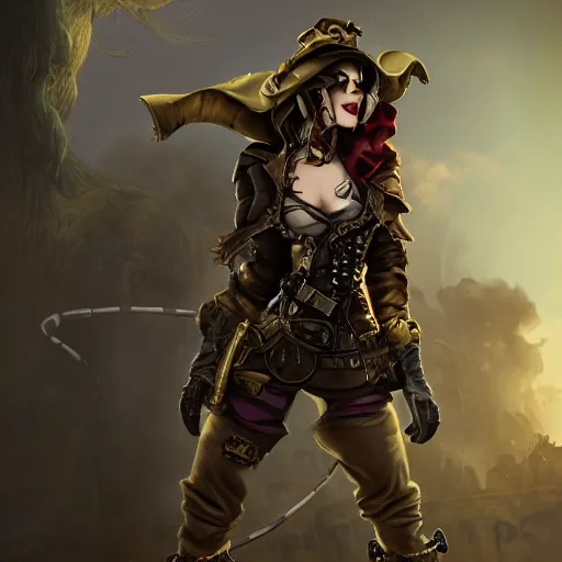 Prompt: steampunk rogue highly detailed, dramatic lighting, cinematic, 4k