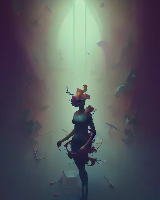 Prompt: toxicity, digital painting by peter mohrbacher, ilya kuvshinov, victo ngai, ryohei hase, global illumination, sharp focus, artstation, masterpiece