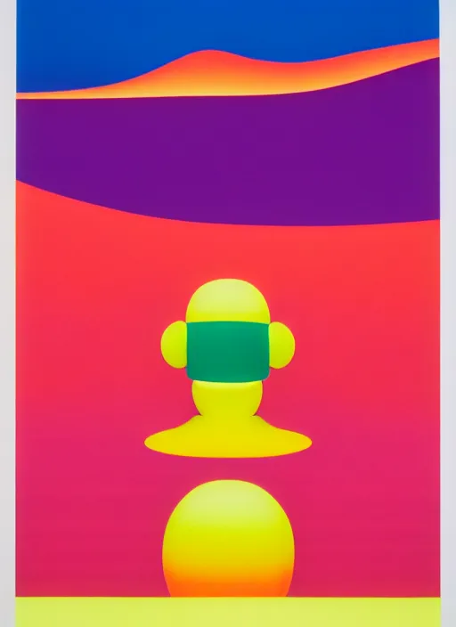 Image similar to levetaiting by shusei nagaoka, kaws, david rudnick, airbrush on canvas, pastell colours, cell shaded, 8 k