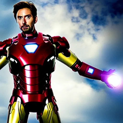 Image similar to david tennant as iron man