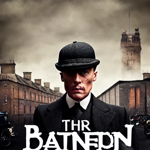 Image similar to Batman in Peaky Blinders very detailed 4K quality super realistic