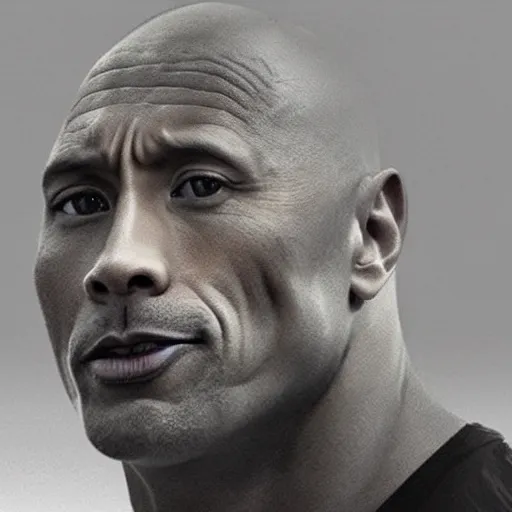 Prompt: dwayne the rock johnson as a cat, close-up portrait, cctv footage video recording