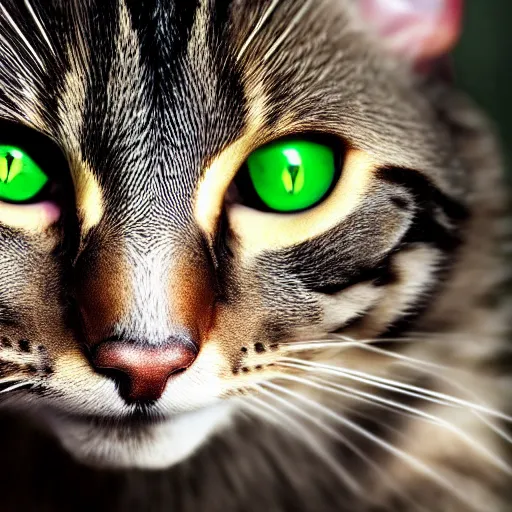 Image similar to cat soldier in call of duty warzone 4k, brown-green eyes with complete heterochromia ,high detail, high-resolution photograph, professional photography, ultra-detail