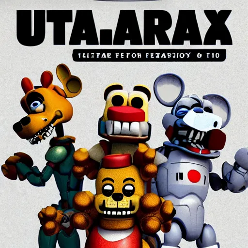 FNAF 10 game ultra realistic and scary poster