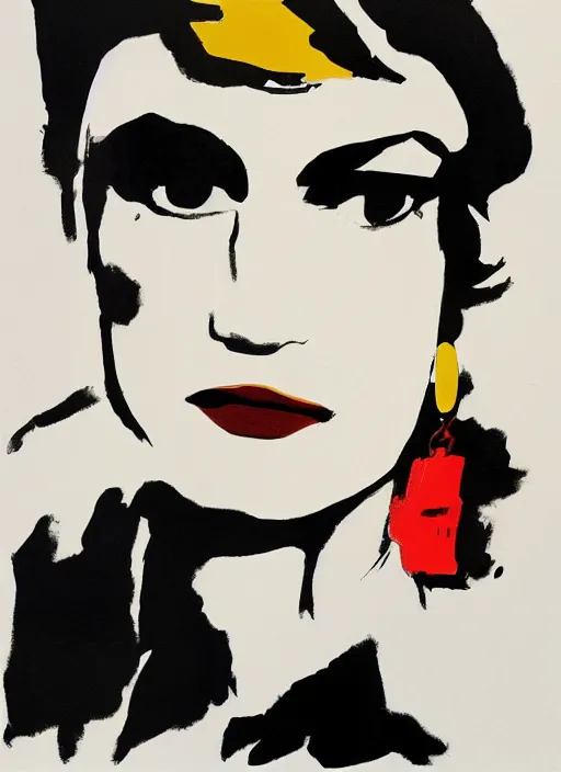 Image similar to Twin Peaks artwork by David Downton