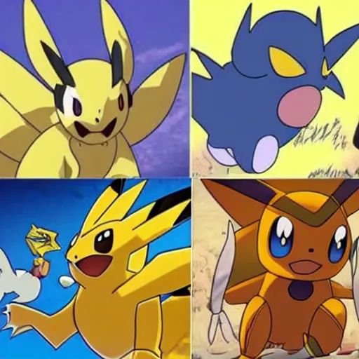 evolution of pokemon alakazam, Stable Diffusion