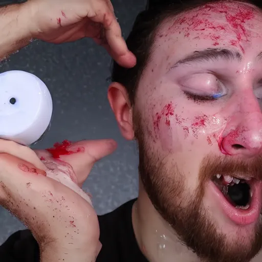 Prompt: youtuber tried baths salts, what happens next is unexpected