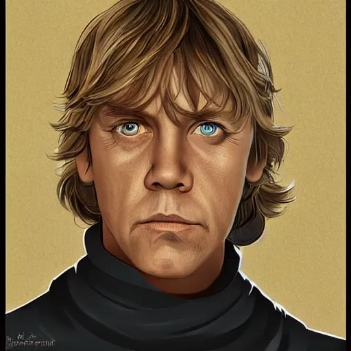 Image similar to luke skywalker by jan duursema