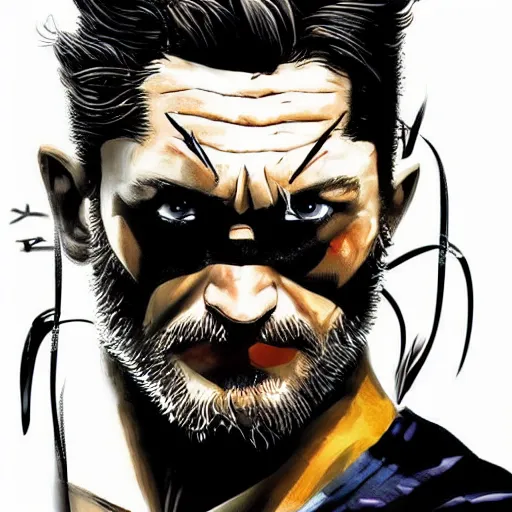 Image similar to tom hardy as wolverine from x - men digital art 4 k detailed super realistic