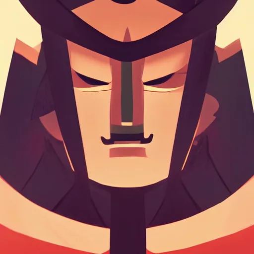 Prompt: face icon stylized minimalist samurai jack, loftis, cory behance hd by jesper ejsing, by rhads, makoto shinkai and lois van baarle, ilya kuvshinov, rossdraws global illumination