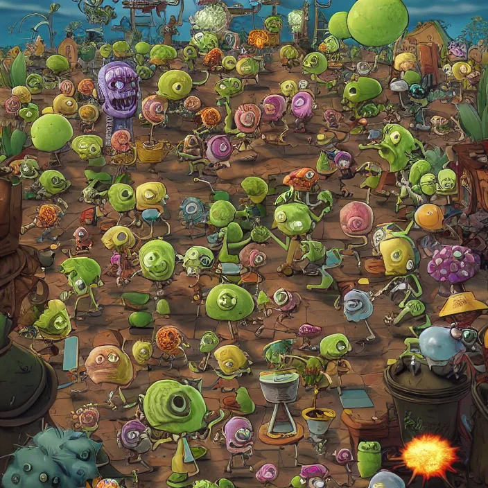 Plants vs Zombies: Garden Warfare render