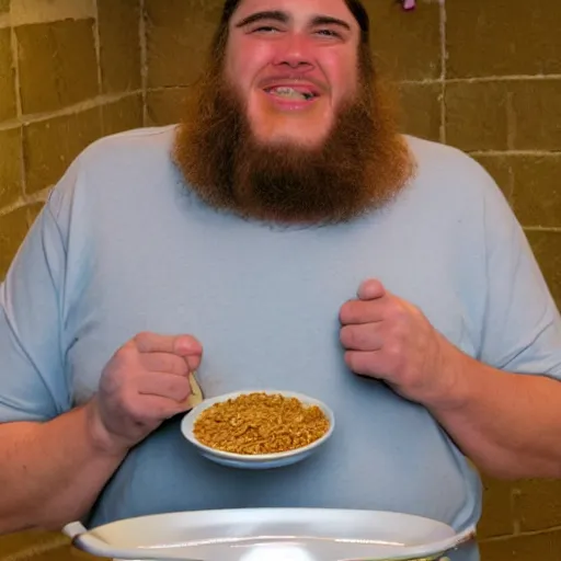 Image similar to Big Man, Big Oatmeal