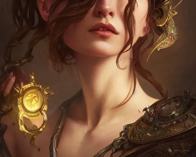 Prompt: photography of maria pascual alberich, deep focus, d & d, fantasy, intricate, elegant, highly detailed, digital painting, artstation, concept art, matte, sharp focus, illustration, hearthstone, art by artgerm and greg rutkowski and alphonse mucha